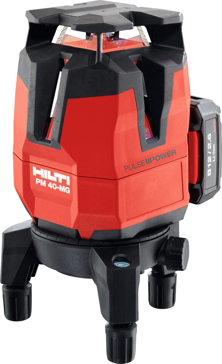 Hilti PM 40-MG multi-line laser with all accessories in a tool case